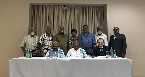 On the meeting of activists of the Association of the Mauritian graduates from Soviet and Russian universities “MAURUSS” in the Russian Embassy in Mauritius